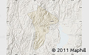 Shaded Relief Map of Anning, lighten