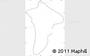 Blank Simple Map of Anning, cropped outside, no labels