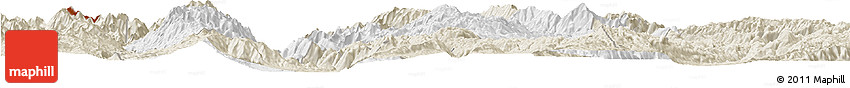 Classic Style Horizon Map of Baoshan
