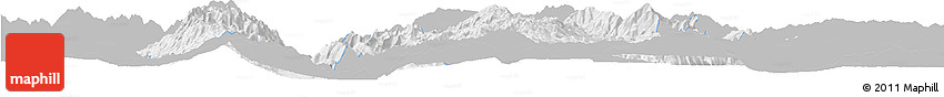 Gray Horizon Map of Baoshan, single color outside