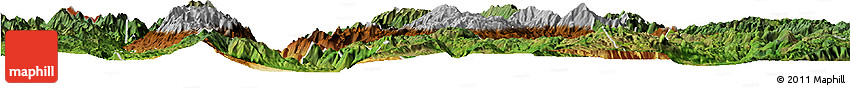 Physical Horizon Map of Baoshan, satellite outside