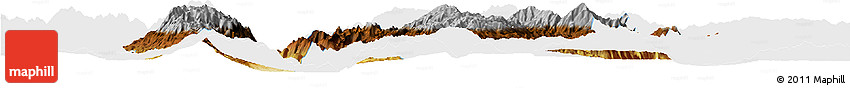 Physical Horizon Map of Baoshan, single color outside