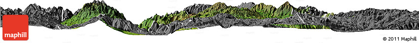 Satellite Horizon Map of Baoshan, desaturated Satellite Horizon Map of Baoshan, desaturated