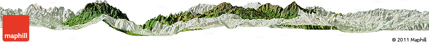 Satellite Horizon Map of Baoshan, lighten Satellite Horizon Map of Baoshan, lighten