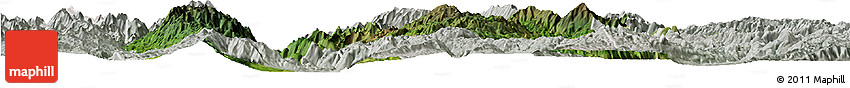 Satellite Horizon Map of Baoshan, lighten, semi-desaturated Satellite Horizon Map of Baoshan, lighten, semi-desaturated