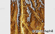Physical Map of Baoshan