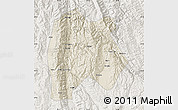 Shaded Relief Map of Baoshan, lighten