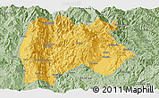 Savanna Style Panoramic Map of Baoshan
