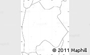 Blank Simple Map of Baoshan, no labels