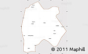Classic Style Simple Map of Baoshan, cropped outside