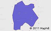 Political Simple Map of Baoshan, cropped outside