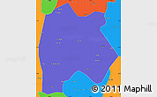 Political Simple Map of Baoshan
