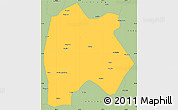 Savanna Style Simple Map of Baoshan