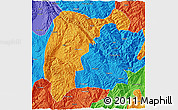 Political 3D Map of Changning