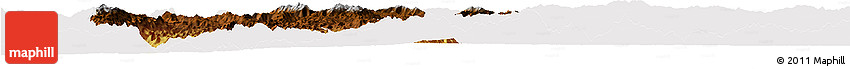 Physical Horizon Map of Changning, cropped outside