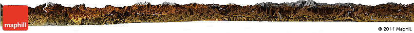 Physical Horizon Map of Changning, darken