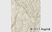 Shaded Relief Map of Changning