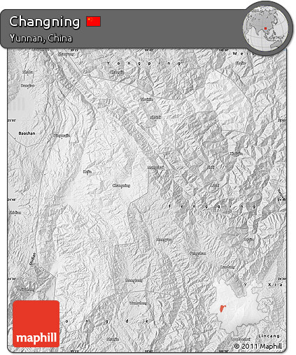 Silver Style Map of Changning