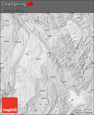 Silver Style Map of Changning