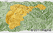 Savanna Style Panoramic Map of Changning