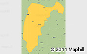 Savanna Style Simple Map of Changning