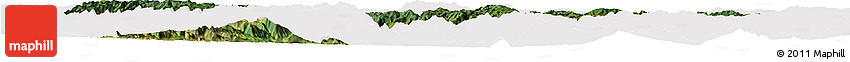 Satellite Horizon Map of Chuxiong, cropped outside