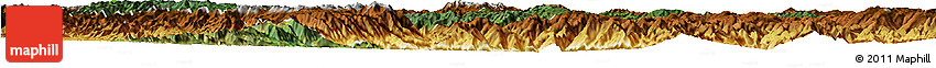Satellite Horizon Map of Chuxiong, physical outside Satellite Horizon Map of Chuxiong, physical outside