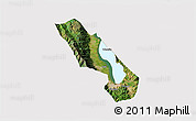 Satellite 3D Map of Dali, cropped outside