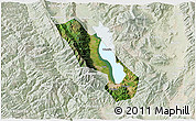 Satellite 3D Map of Dali, lighten