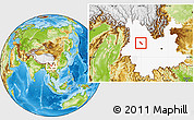 Physical Location Map of Dali, highlighted parent region