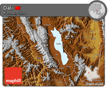 Physical Map of Dali