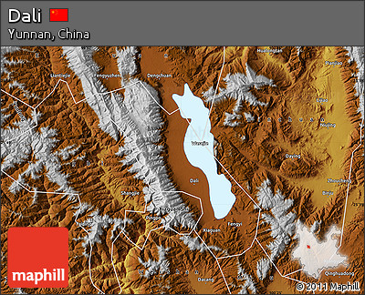 Physical Map of Dali