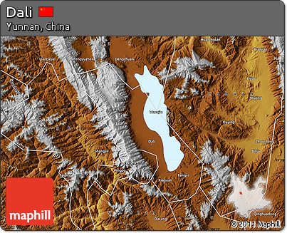 Physical Map of Dali