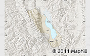 Shaded Relief Map of Dali, lighten