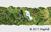 Satellite Panoramic Map of Dali