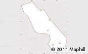 Classic Style Simple Map of Dali, cropped outside