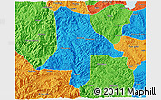 Political 3D Map of Eshan