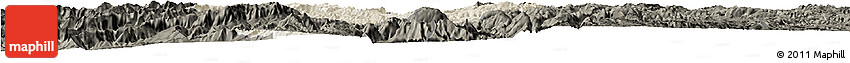 Shaded Relief Horizon Map of Eshan, darken