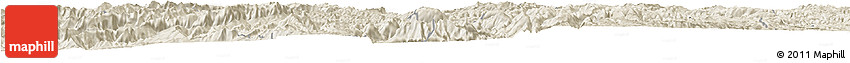 Shaded Relief Horizon Map of Eshan