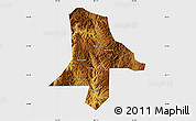 Physical Map of Eshan, single color outside