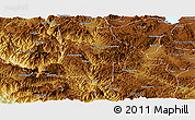 Physical Panoramic Map of Eshan