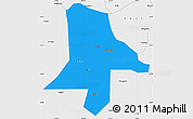 Political Simple Map of Eshan, single color outside, borders and labels