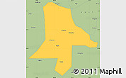 Savanna Style Simple Map of Eshan