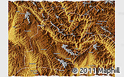 Physical 3D Map of Fengqing