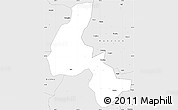 Silver Style Simple Map of Fuyuan