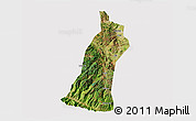 Satellite 3D Map of Gejiu Shi, cropped outside