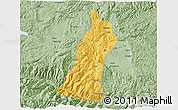 Savanna Style 3D Map of Gejiu Shi