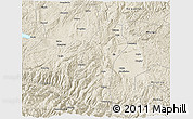 Shaded Relief 3D Map of Gejiu Shi