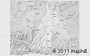 Silver Style 3D Map of Gejiu Shi