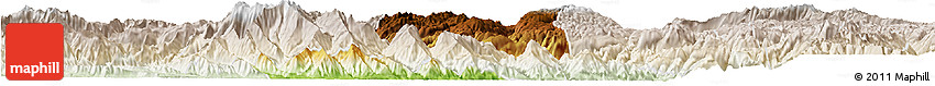 Physical Horizon Map of Gejiu Shi, lighten